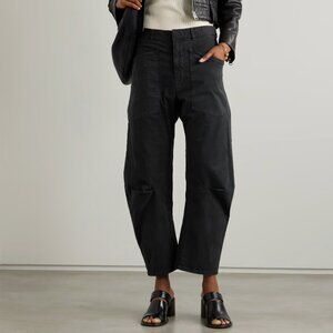 Nili Lotan Shon Pant Carbon/Black 0 - Like New-Excellent Condition